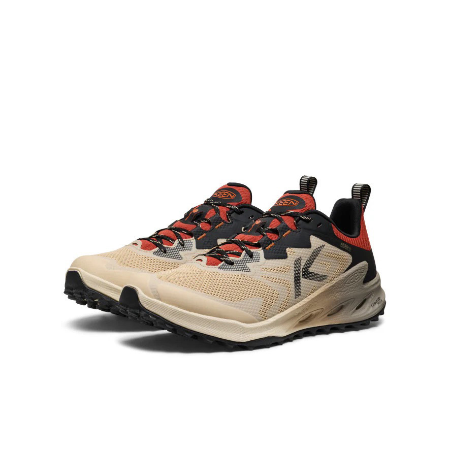 OKO Keen Zionic NXT #1031188 Men's Waterproof Safari/Red Trail Shoe